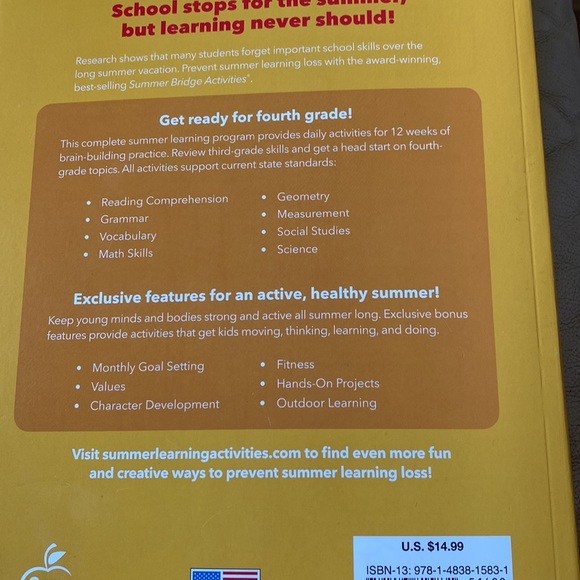 Summer Bridge Activities Bridging Grades 3 to 4 - Picture 2 of 2